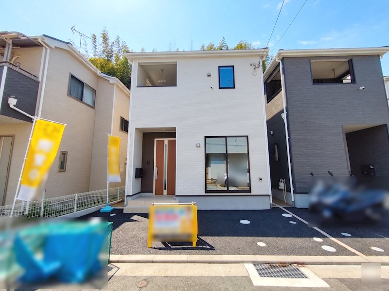 私市6丁目CRADLEGARDEN2区画新築分譲地内2号棟 外観写真