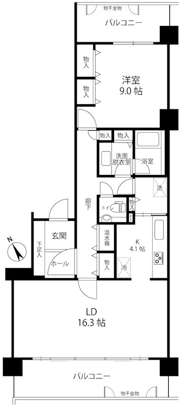 イトーピア千里万博公園 間取り図