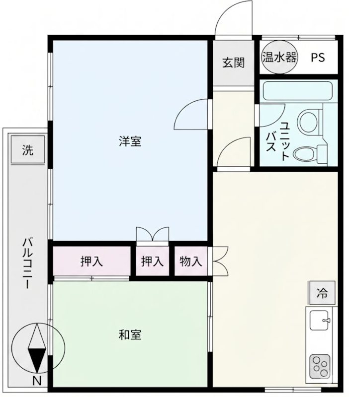 びらよすみ   間取り図