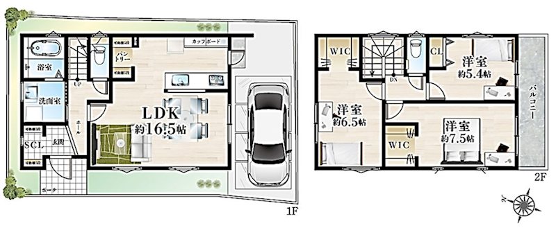 正雀4丁目　新築一戸建　SUMIKA 間取り図