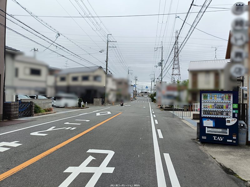 前面道路 高槻市芝生町2丁目 中古一戸建 その他