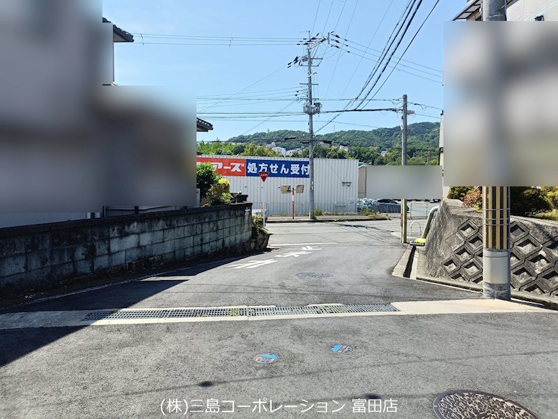 前面道路 高槻市奈佐原元町 中古一戸建 その他