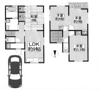 高槻市宮田町3丁目　中古一戸建 間取り図