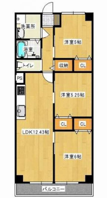 日興千里台スカイタウンA棟  間取り図