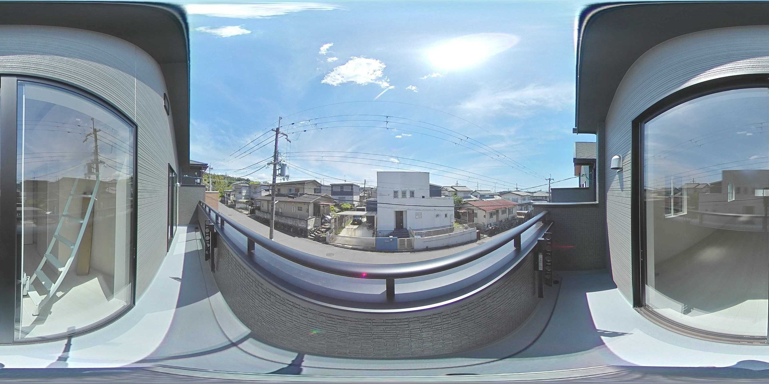 長尾東町3丁目2棟新築分譲地内2号棟 現地写真（バルコニー）