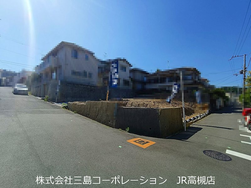 高槻市安岡寺町5丁目　売土地2号地 現地写真（前面道路含む現地写真）