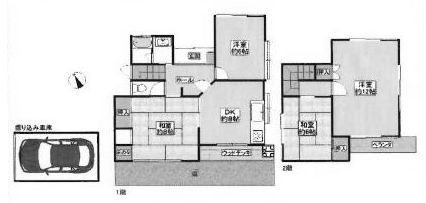 高槻市宮が谷町　中古一戸建 間取り図