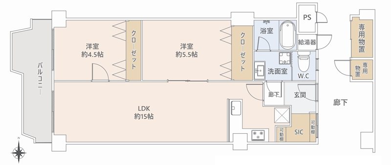 メガロコープ茨木   間取り図