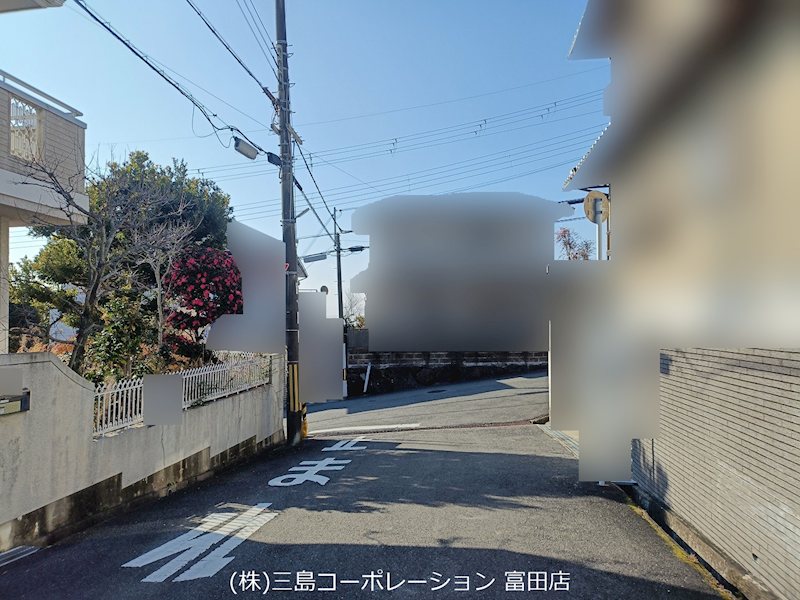 前面道路 高槻市大和1丁目 売土地 1号地 その他