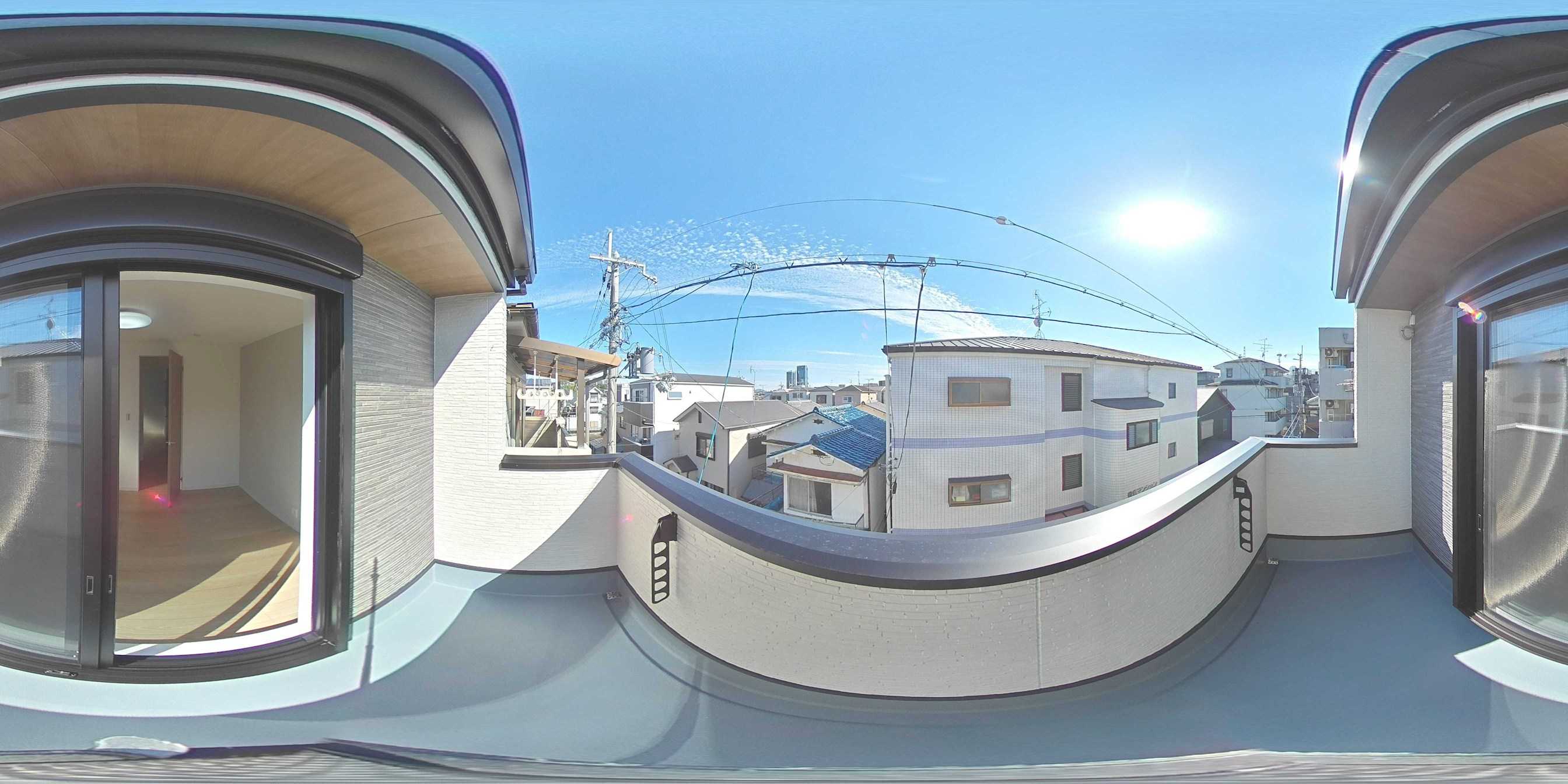 磯島茶屋町限定1邸新築分譲住宅 現地写真（バルコニー）