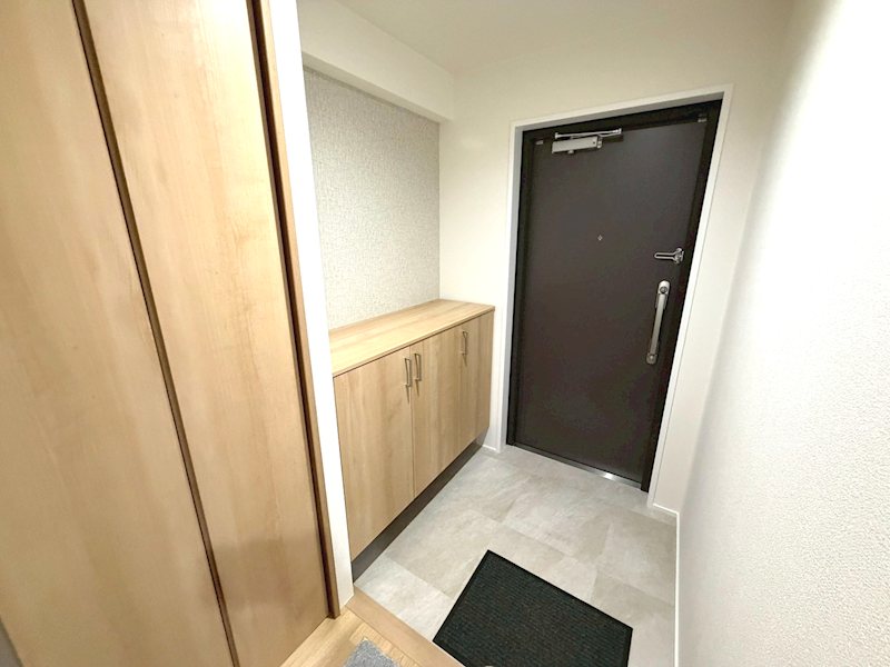 大きなシューズボックス付き玄関 日興交野スカイマンション その他