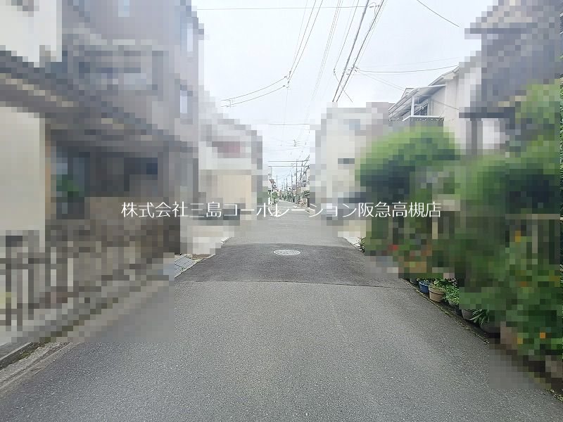 高槻市野田3丁目　売土地 現地写真（前面道路含む現地写真）