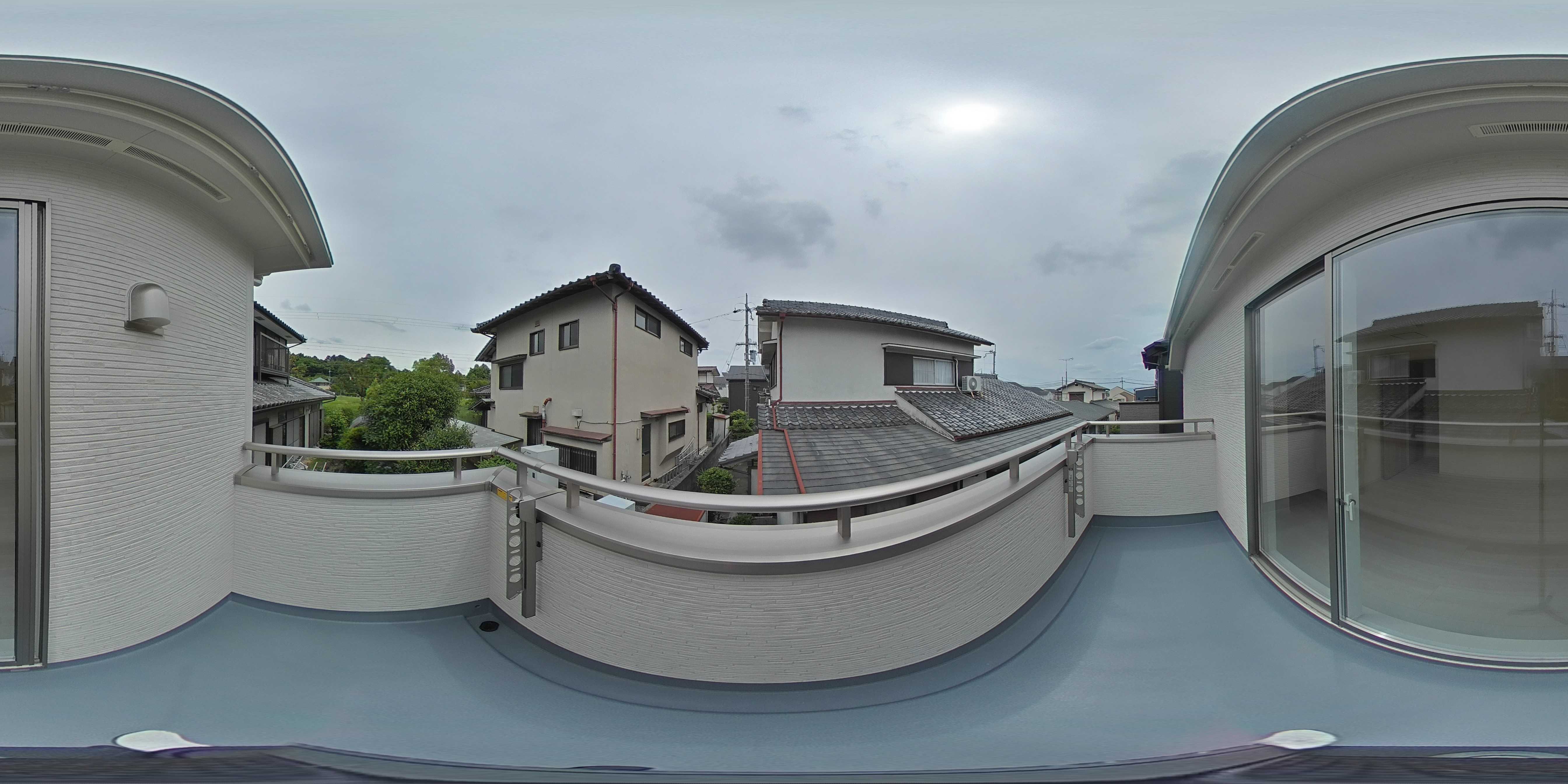 長尾東町3丁目全2棟新築分譲地内2号棟 現地写真（バルコニー）