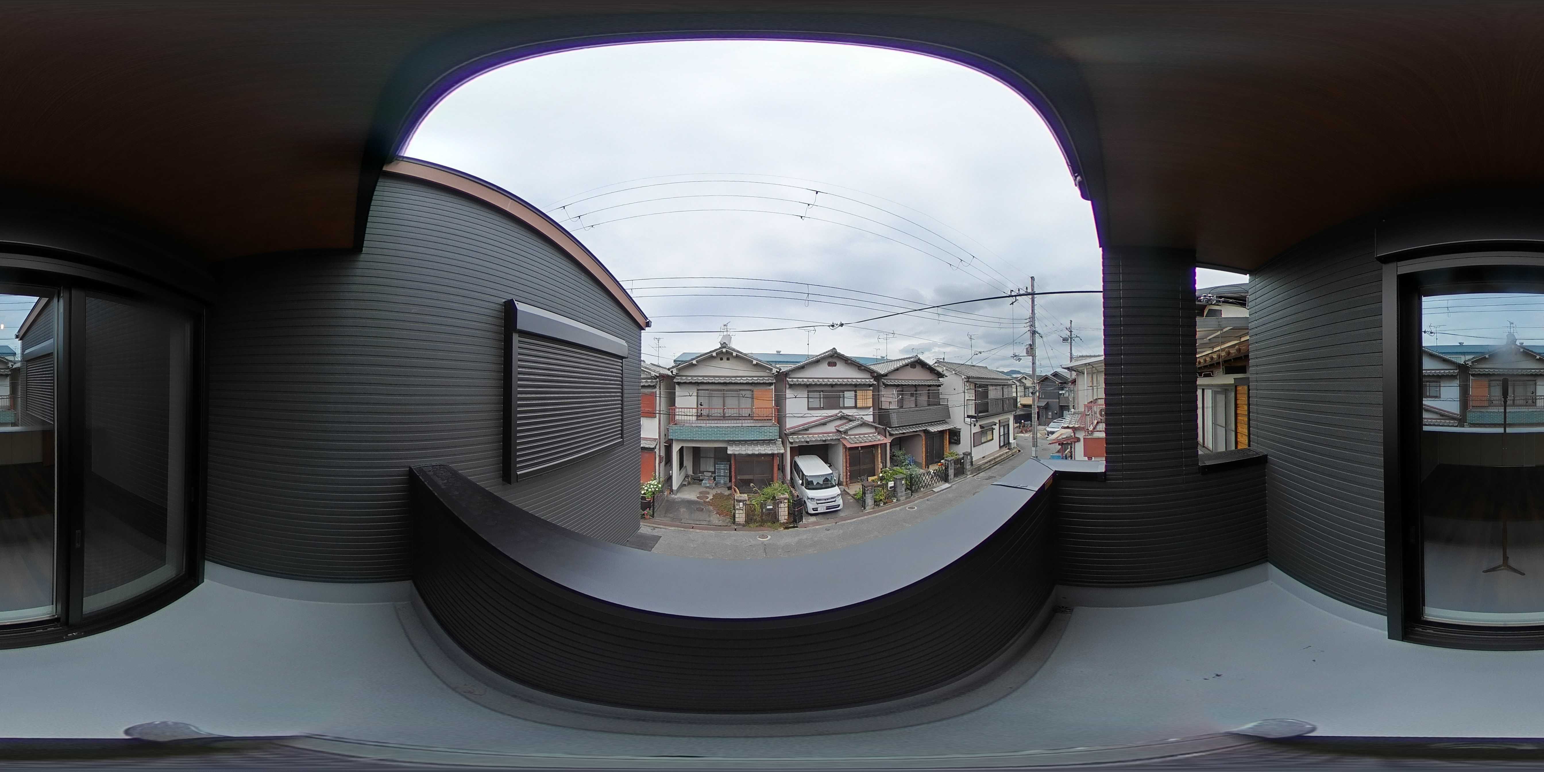 野村中町限定1邸新築分譲住宅 現地写真（バルコニー）