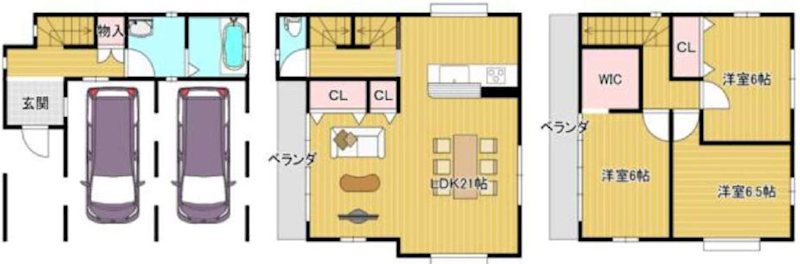 出口1丁目一戸建再生既存住宅 間取り図