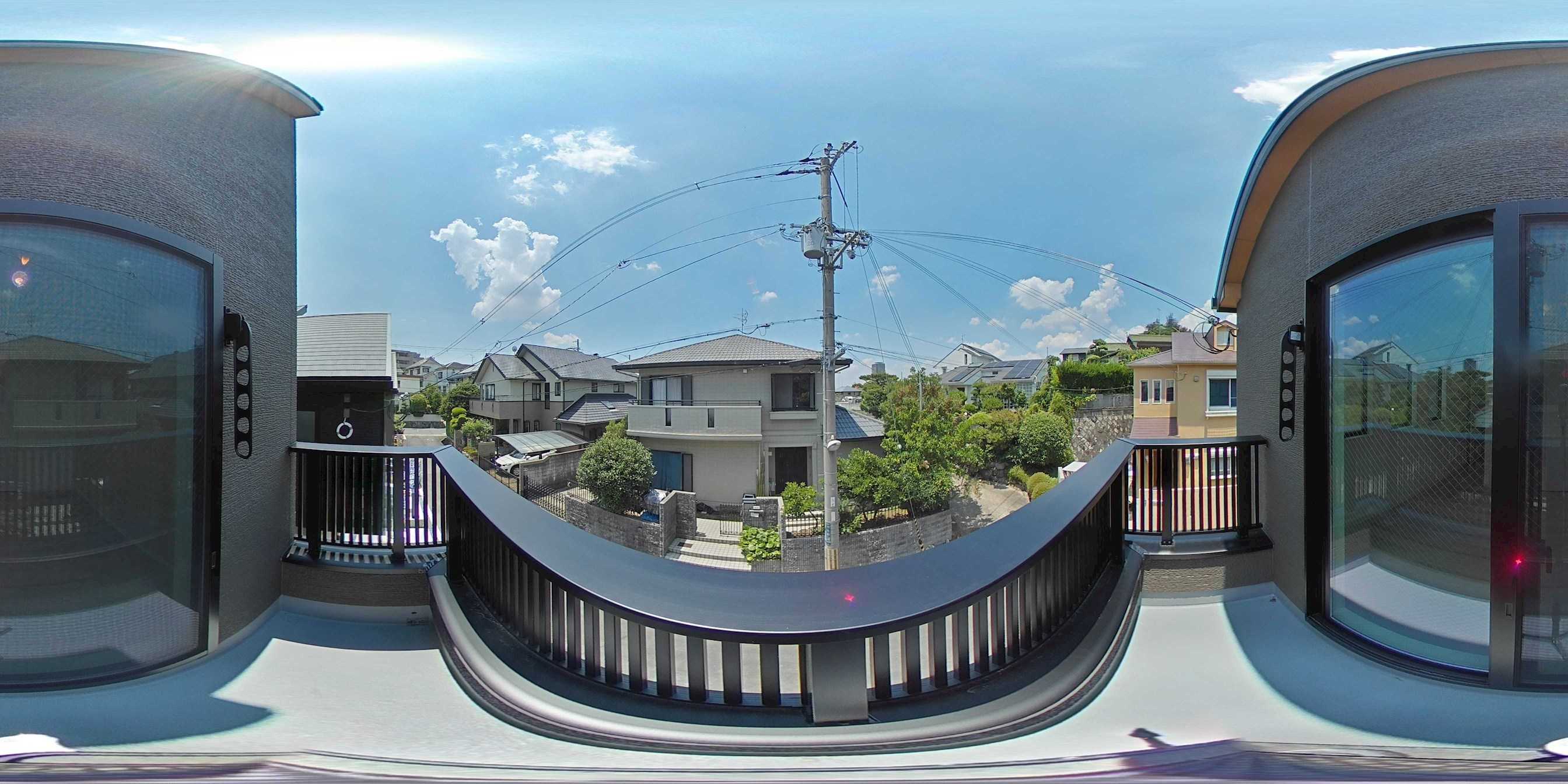 成田町MELDIA新築分譲地内A号棟 現地写真（バルコニー）
