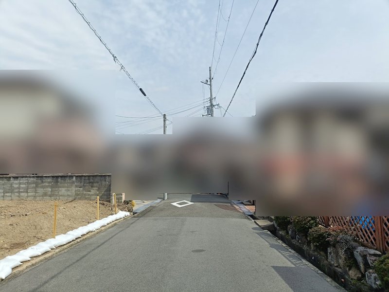 前面道路含む 高槻市昭和台町2丁目 売土地 1号地 その他