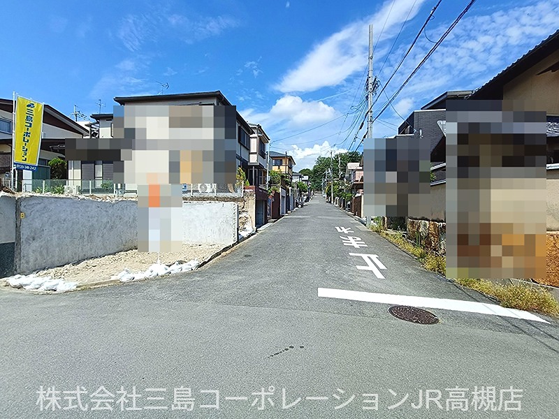 高槻市安岡寺町5丁目　売土地 現地写真（前面道路含む現地写真）