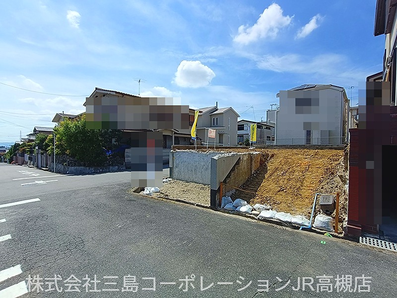 高槻市安岡寺町5丁目　売土地 現地写真（前面道路含む現地写真）
