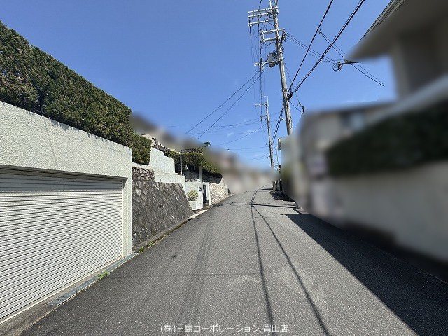 前面道路 高槻市大和1丁目 売土地 その他
