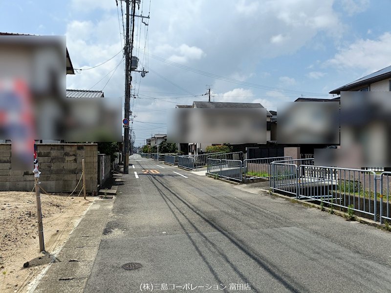 前面道路 高槻市芝生町2丁目 売土地 その他
