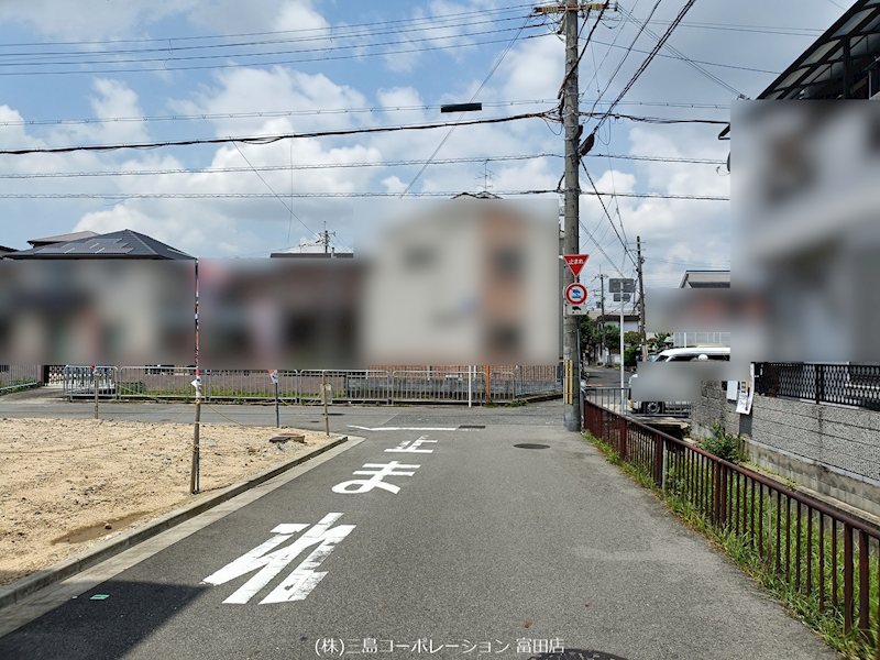 前面道路 高槻市芝生町2丁目 売土地 その他