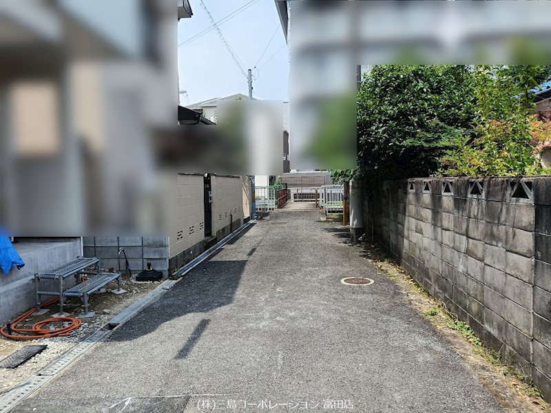 前面道路 高槻市富田町5丁目 新築一戸建 B号棟 その他