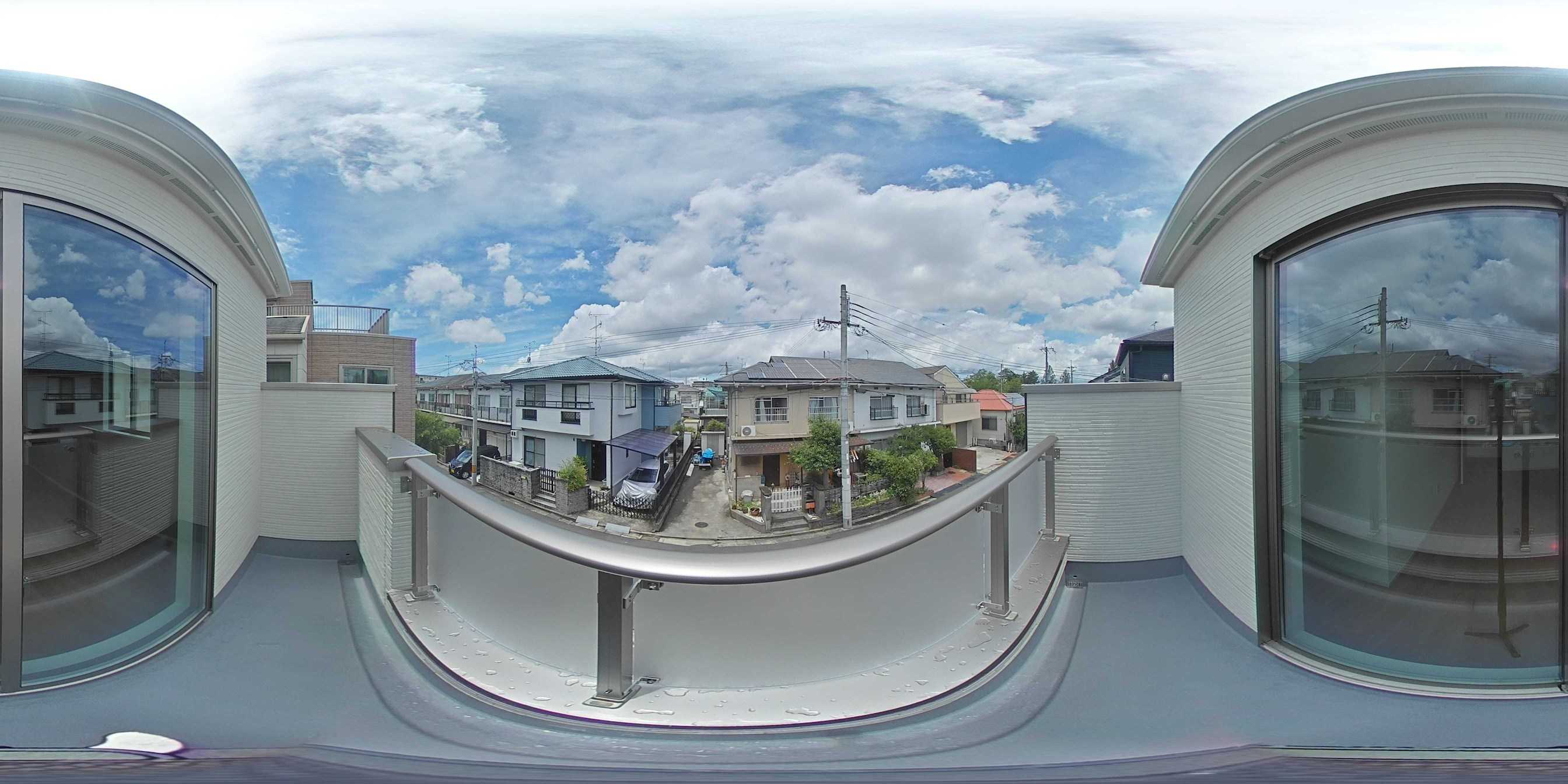 松塚全2棟新築分譲地内2号棟 現地写真（バルコニー）