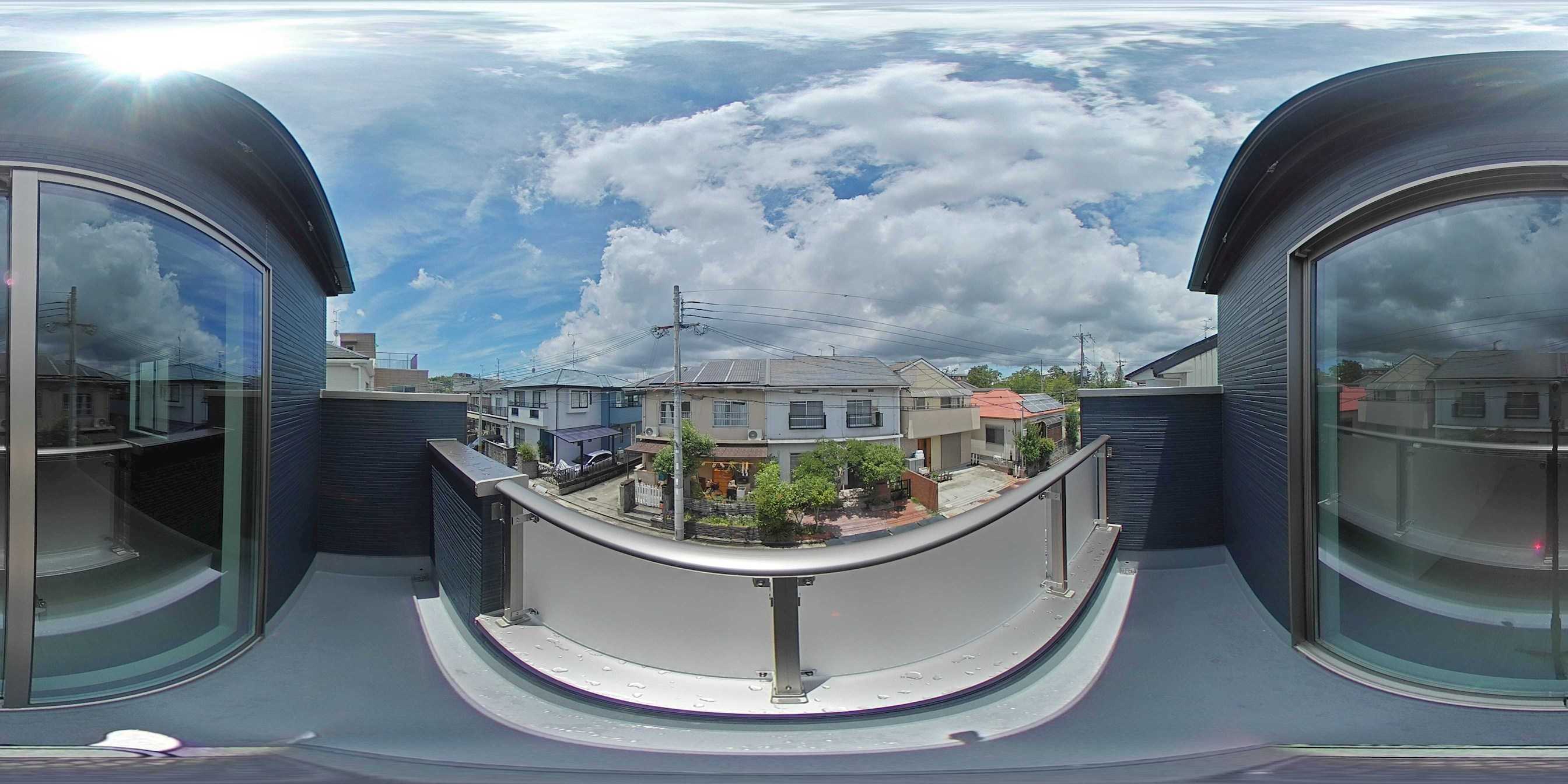 松塚全2棟新築分譲地内1号棟 現地写真（バルコニー）