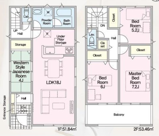 長尾峠町CRADLEGARDEN全21棟新築分譲地内3号棟 間取り図
