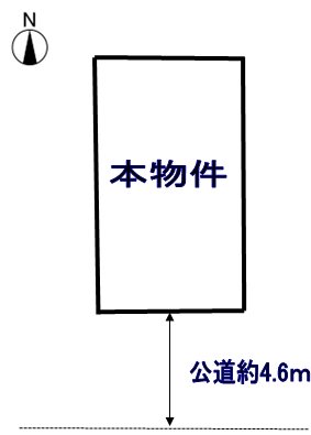 高槻市寿町3丁目　建築条件付土地 間取り図