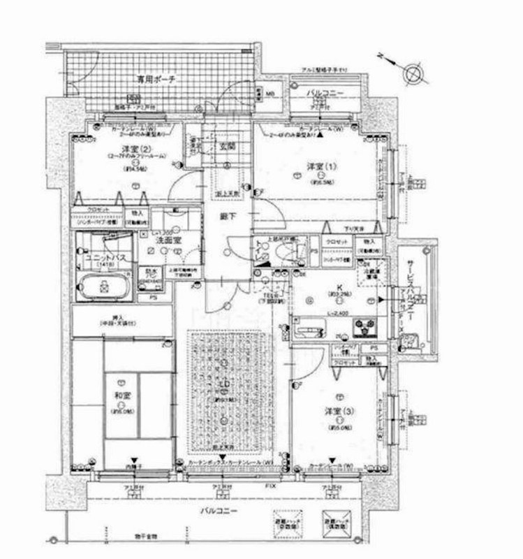 エスリード南摂津 　※オーナーチェンジ物件※  間取り図