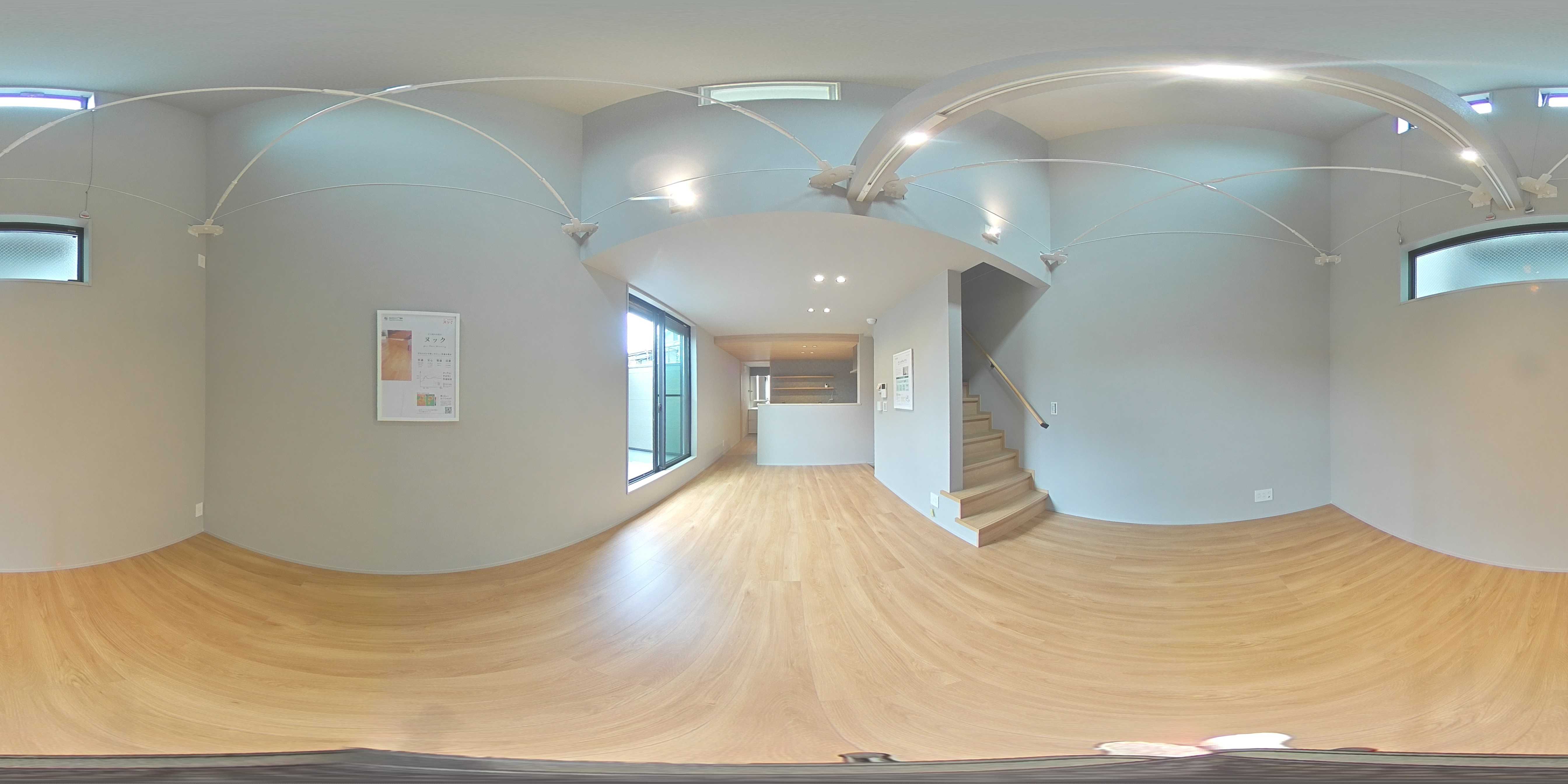 宮之阪3丁目2区画新築分譲住宅2号棟 内観写真（リビング）