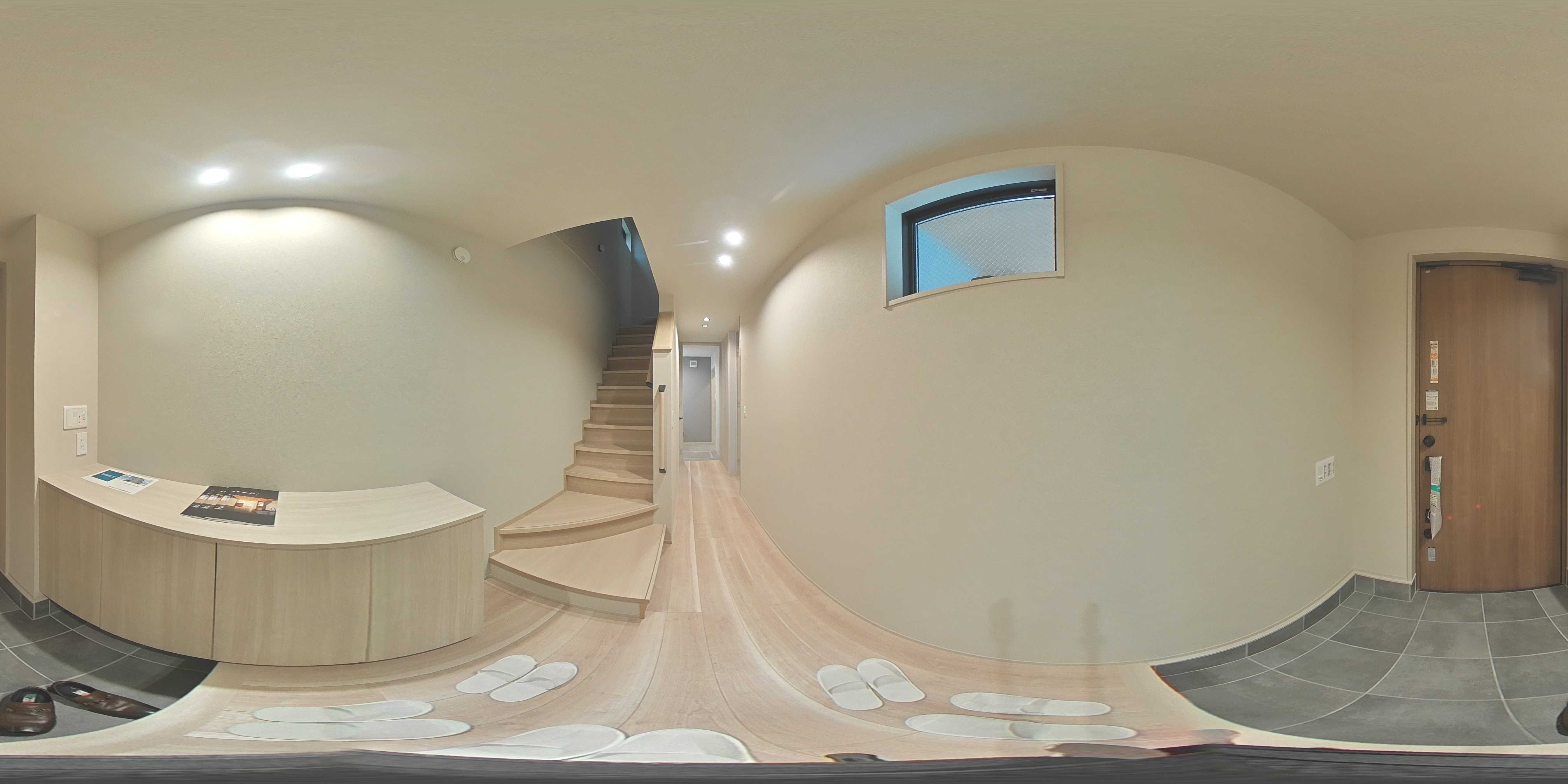 宮之阪3丁目2区画新築分譲住宅1号棟 現地写真（玄関）