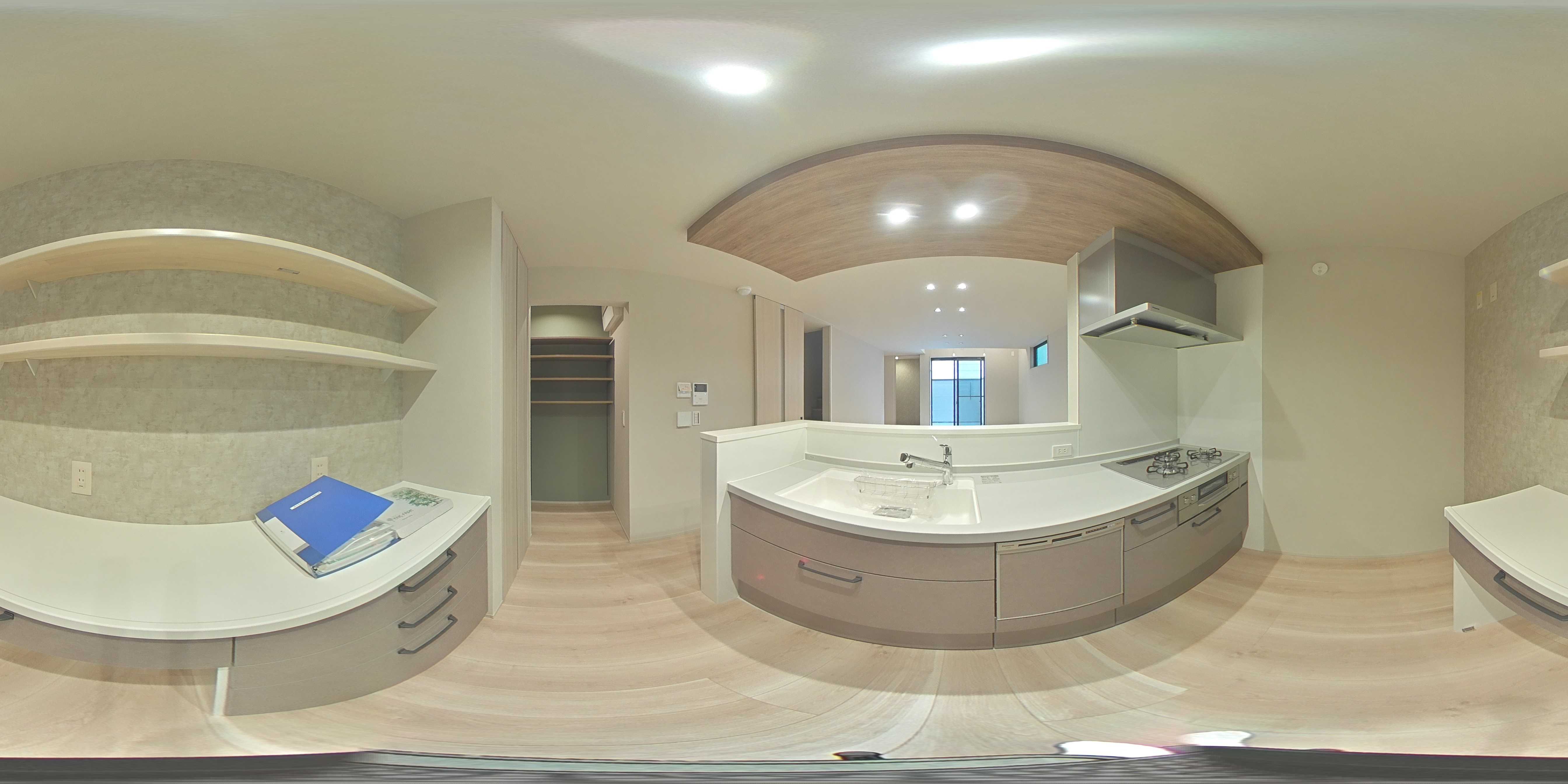宮之阪3丁目2区画新築分譲住宅1号棟 内観写真（キッチン）