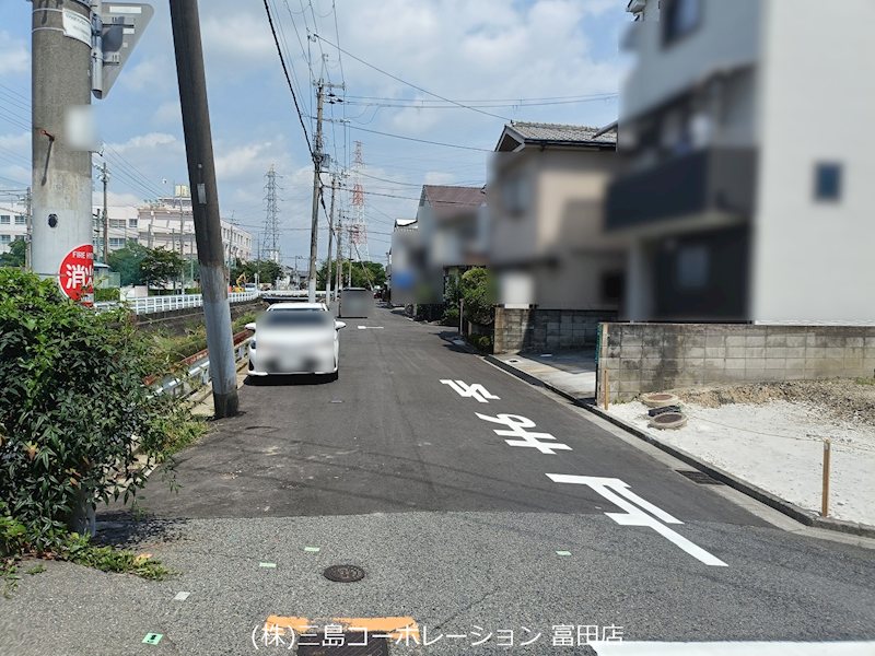 前面道路 高槻市川添1丁目 売土地 その他