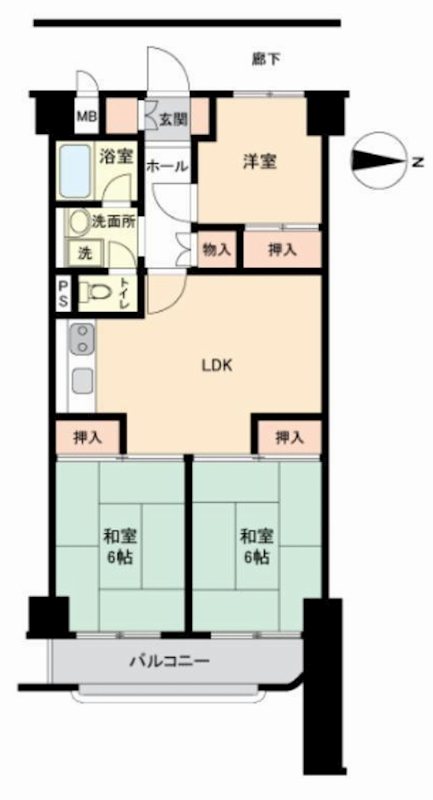 シャンボール茨木  間取り図
