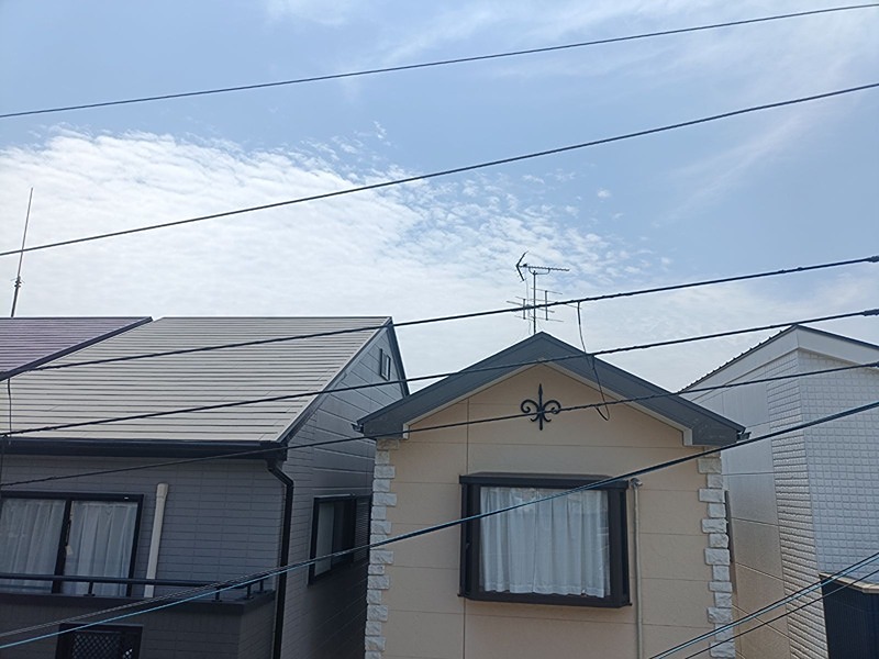澄み渡る青空が広がる開放的な眺望。日差しが心地よく差し込み、明るい暮らしを演出します。 摂津市浜町 新築一戸建 その他