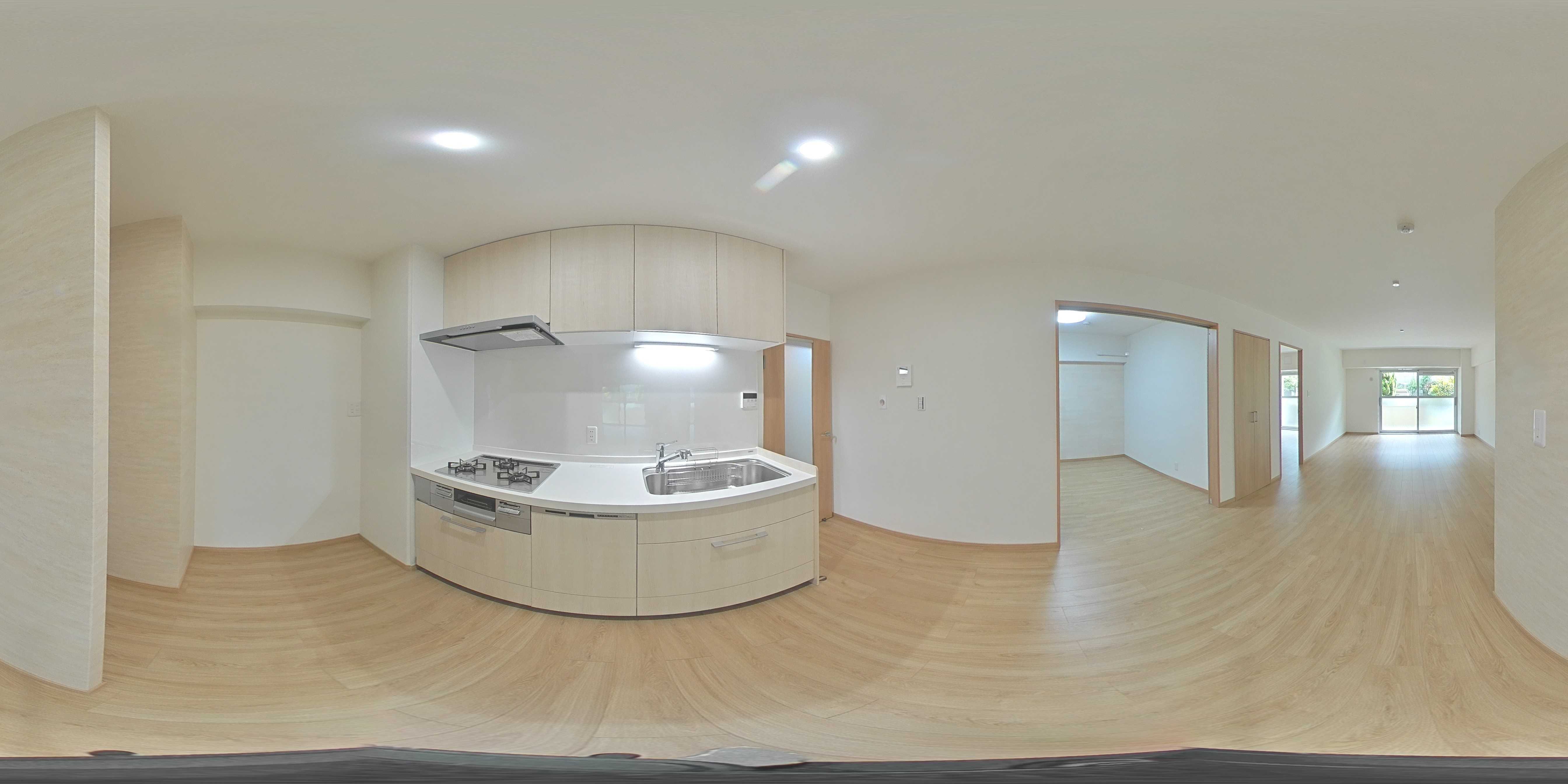 労住まきのハイツ三号棟 内観写真（キッチン）