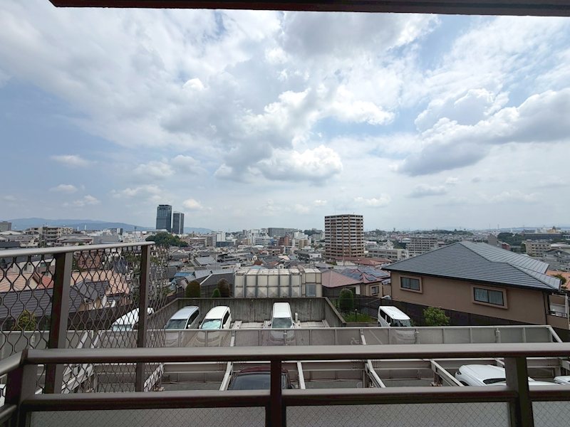 北西バルコニーからの眺望 サンメゾン枚方朝日丘かえで館 その他