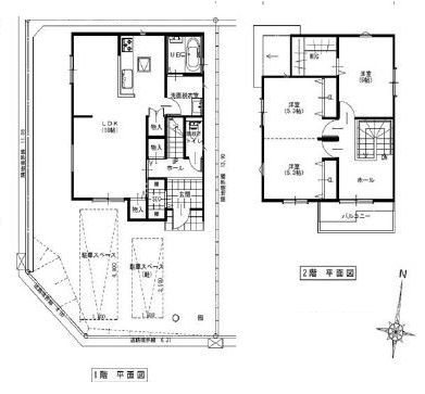 高槻市宮が谷町　建築条件付売土地G号地 間取り図