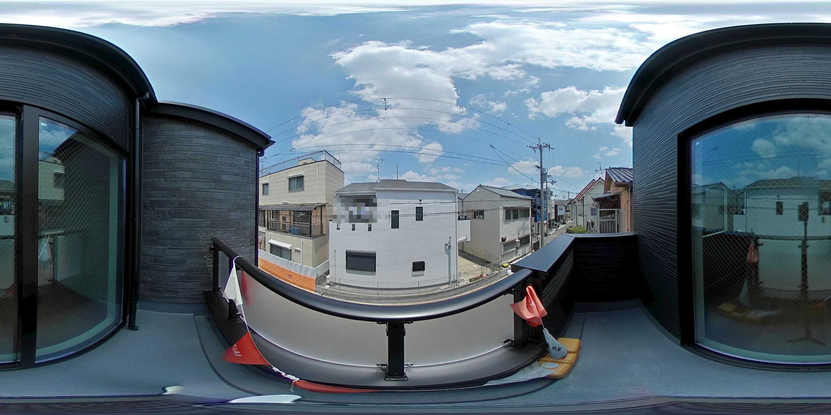 伊加賀栄町限定1邸新築分譲住宅 現地写真（バルコニー）