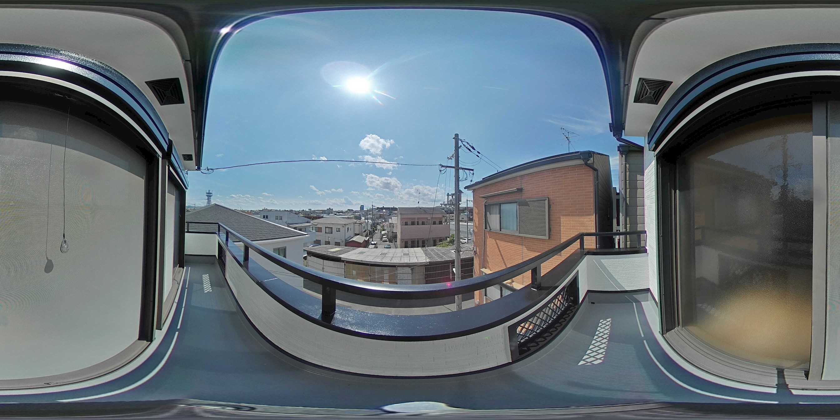 都丘町一戸建再生既存住宅 現地写真（バルコニー）
