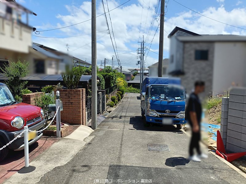 前面道路 高槻市昭和台町2丁目 売土地 その他