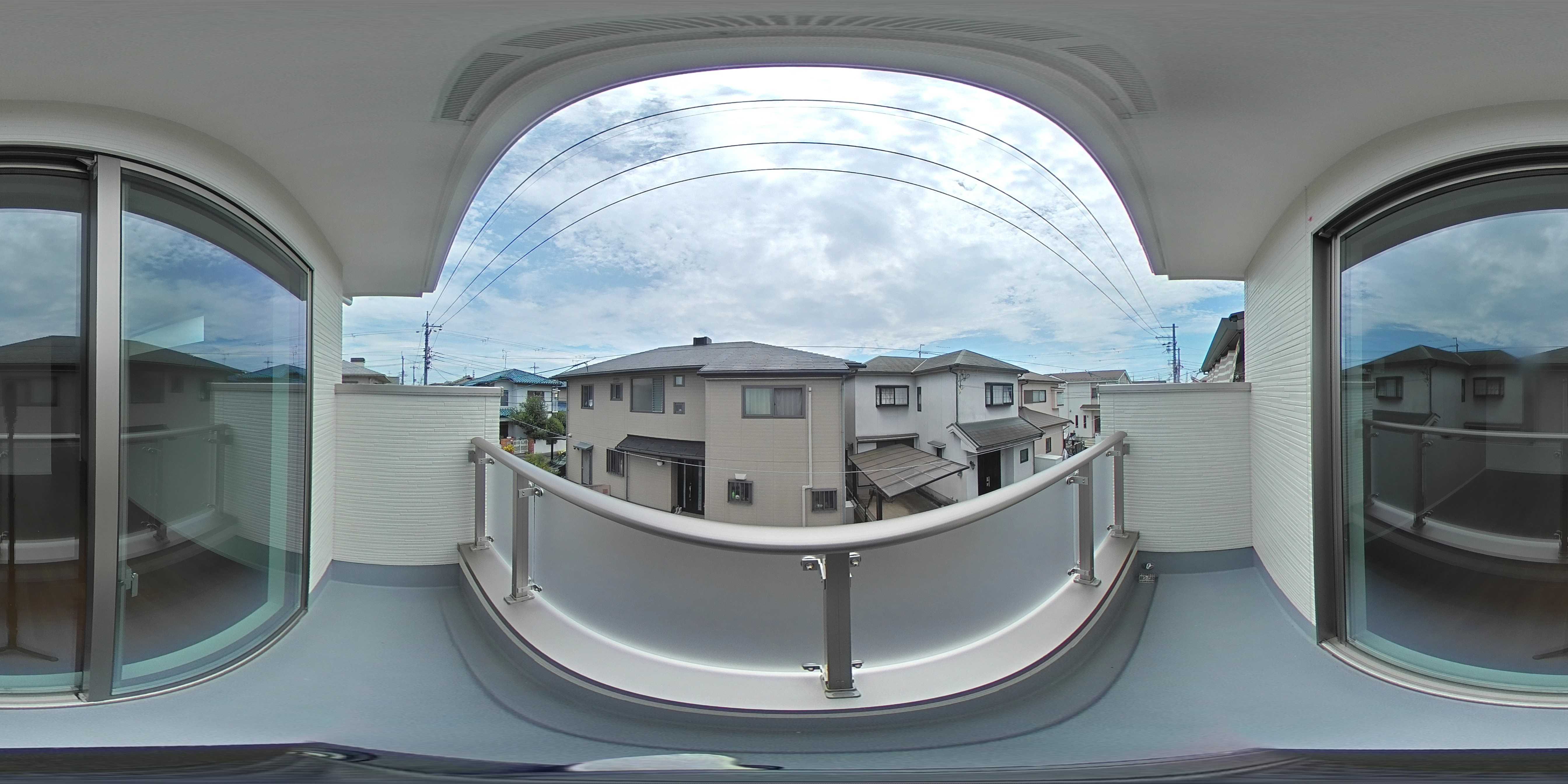 渚栄町限定1邸新築分譲住宅 現地写真（バルコニー）