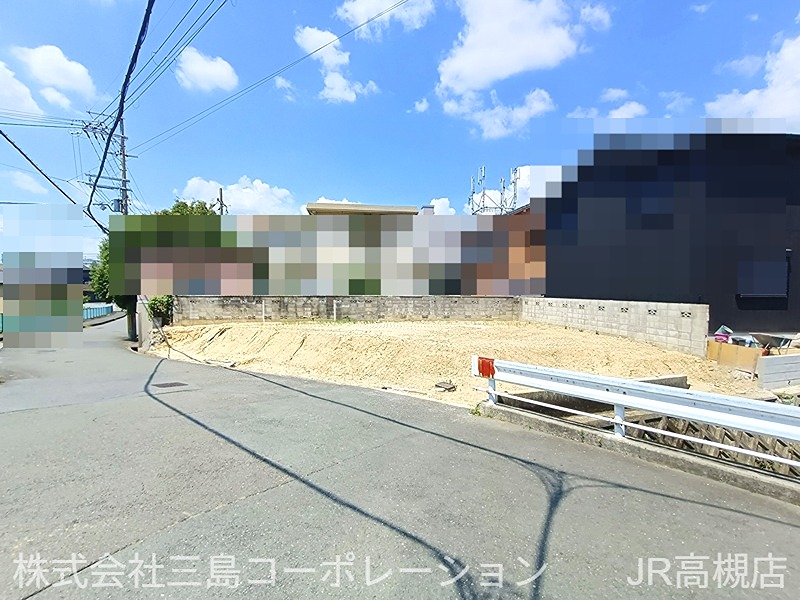 高槻市安岡寺町1丁目　売土地 現地写真（前面道路含む現地写真）