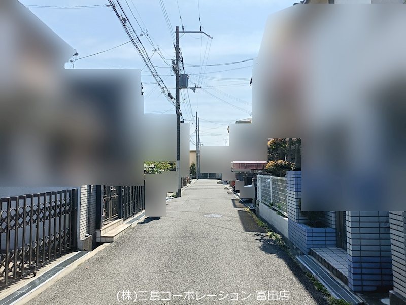 前面道路 高槻市北昭和台町 中古一戸建 その他