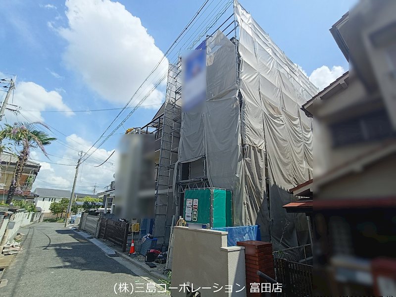 高槻市桜ケ丘北町　新築一戸建 現地写真
