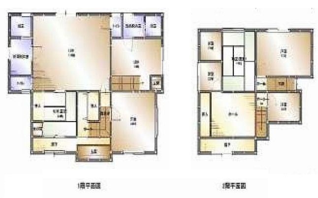 吹田市千里丘中　中古一戸建　 間取り図