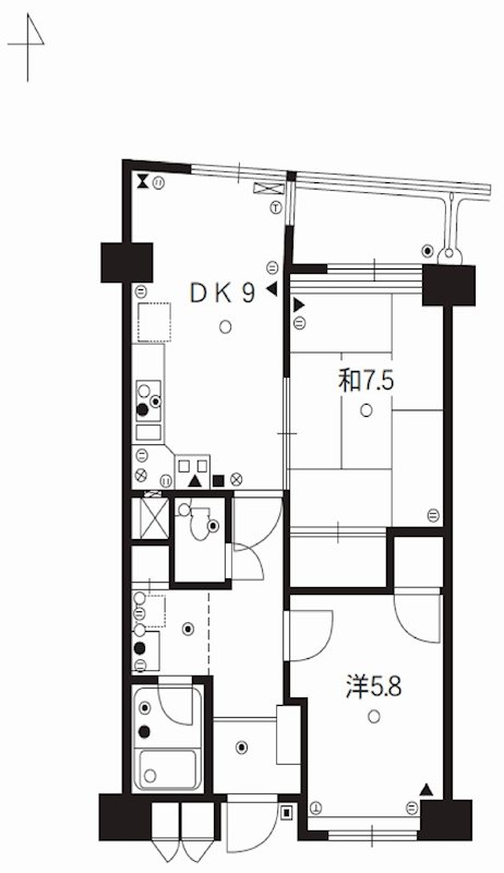 メゾン茨木西駅前    間取り図